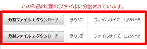 購入方法9:分割ファイルについて